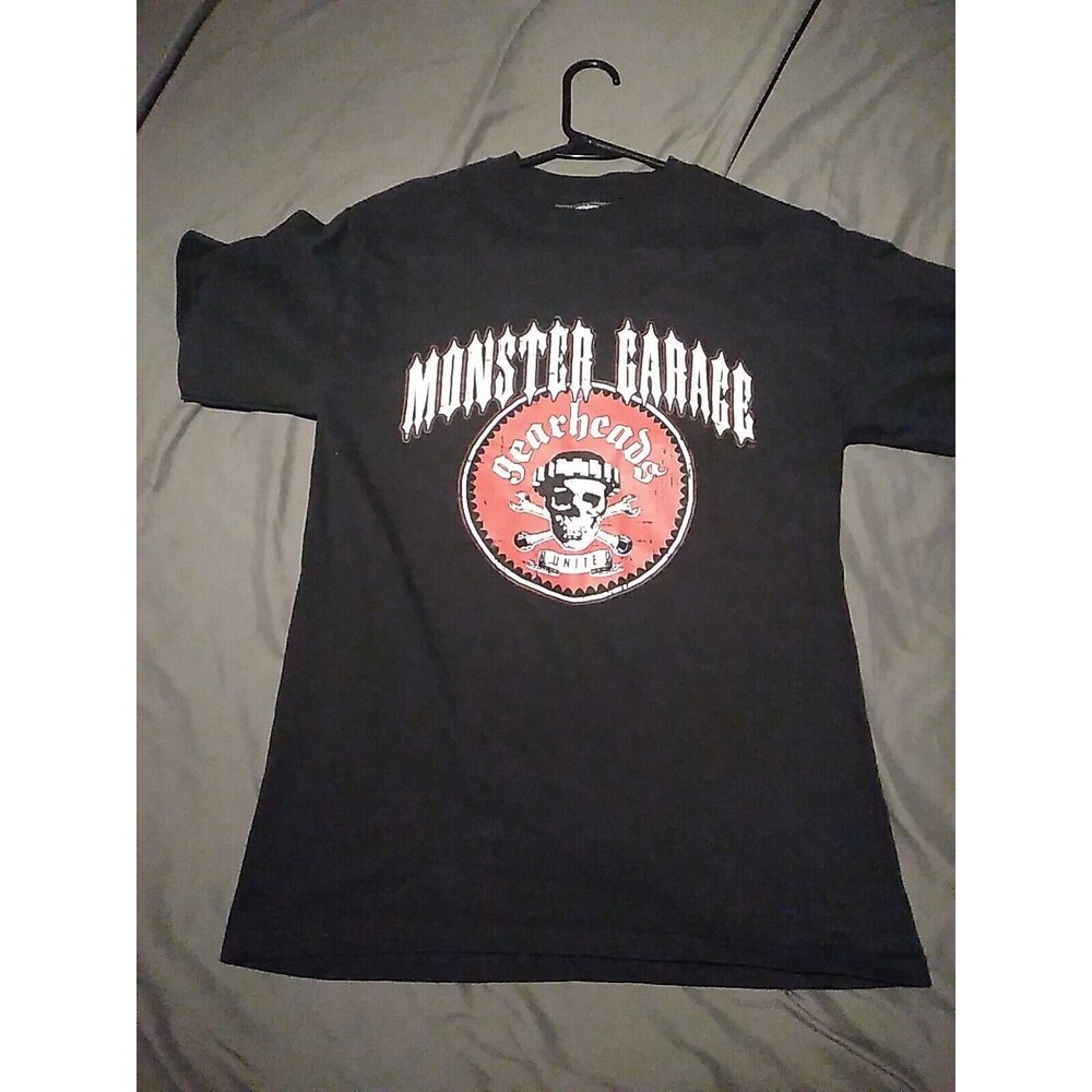 Y2k Monster Garage TV Show Gearheads Shirt Sz M